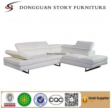 factory direct selling leather corner sofa in good price